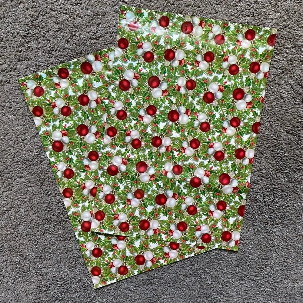 20 Christmas ornaments 10x13 poly mailers